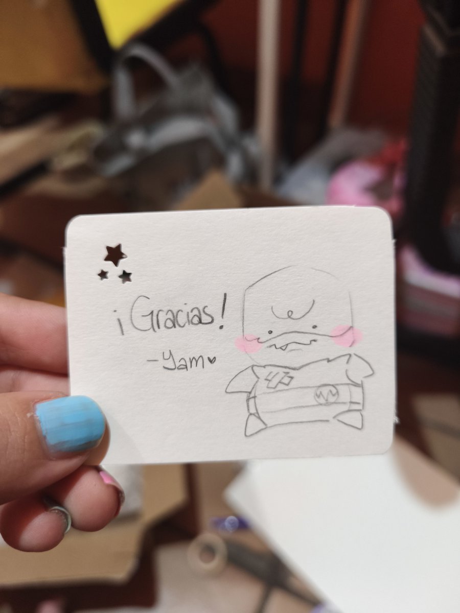 YaminYups's tweet photo. Some of the thank u notes I've left for orders :3 https://t.co/OsFiWOHjh4