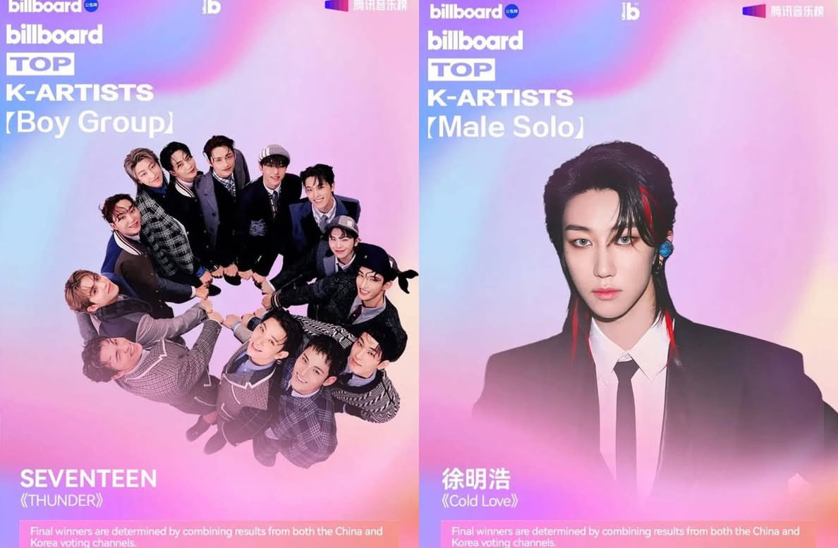 arrccicarat's tweet photo. SEVENTEEN AND THE8 HAVE WON AT THE BILLBOARD TOP K-ARTISTS AWARDS!
🏆 SEVENTEEN – TOP K-POP BOY GROUP
🏆 THE8 – TOP K-POP MALE SOLO ARTIST
Waaah! We did it CARATS, URI SEVENTEEN WON 🫂😭
#SEVENTEEN #SEVENTEEN콘서트 #BILLBOARDCHINA #BOYGROUP #MALESOLO #fy #fyp #BILLBOARDKOREA https://t.co/XTNBF04d3z