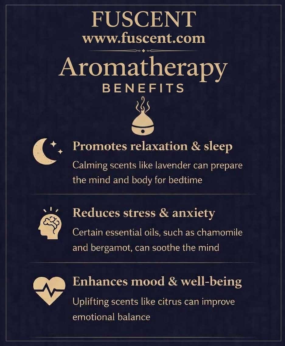 fuscentonline's tweet photo. Feeling overwhelmed? 🧠⏸️
A simple deep breath with the right essential oil can shift your entire state of mind.
Discover 3 powerful ways aromatherapy enhances your daily life, from better sleep to natural mood boosts. #fuscent https://t.co/7ViwnPfwWk