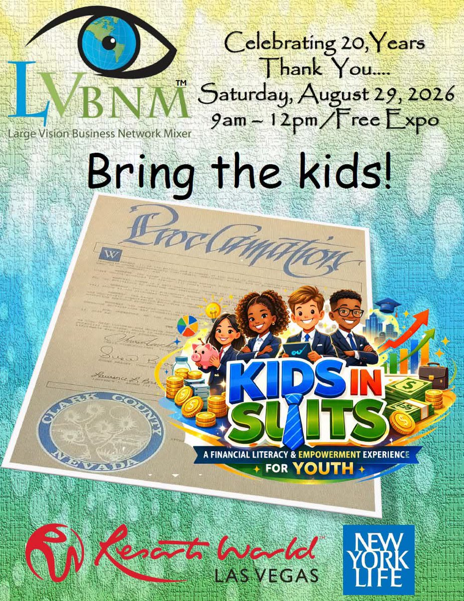 LVBNM's tweet photo. Bring the kids! https://t.co/I9fvN1MCbw