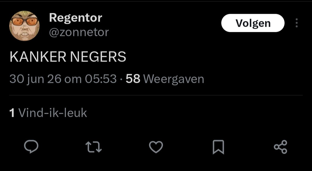 Anouar_factum's tweet photo. Misselijkmakende reacties vanwege het verlies van 🇳🇱.....

Racistisch tuig is weer volledig omgeschakeld naar haatmodus.  
Het is de schuld van "Negers" dat Nederland heeft verloren. 

Get a life, stelletjes lossers. 🖕

#marned #nedmar https://t.co/nqSCzrPQtn