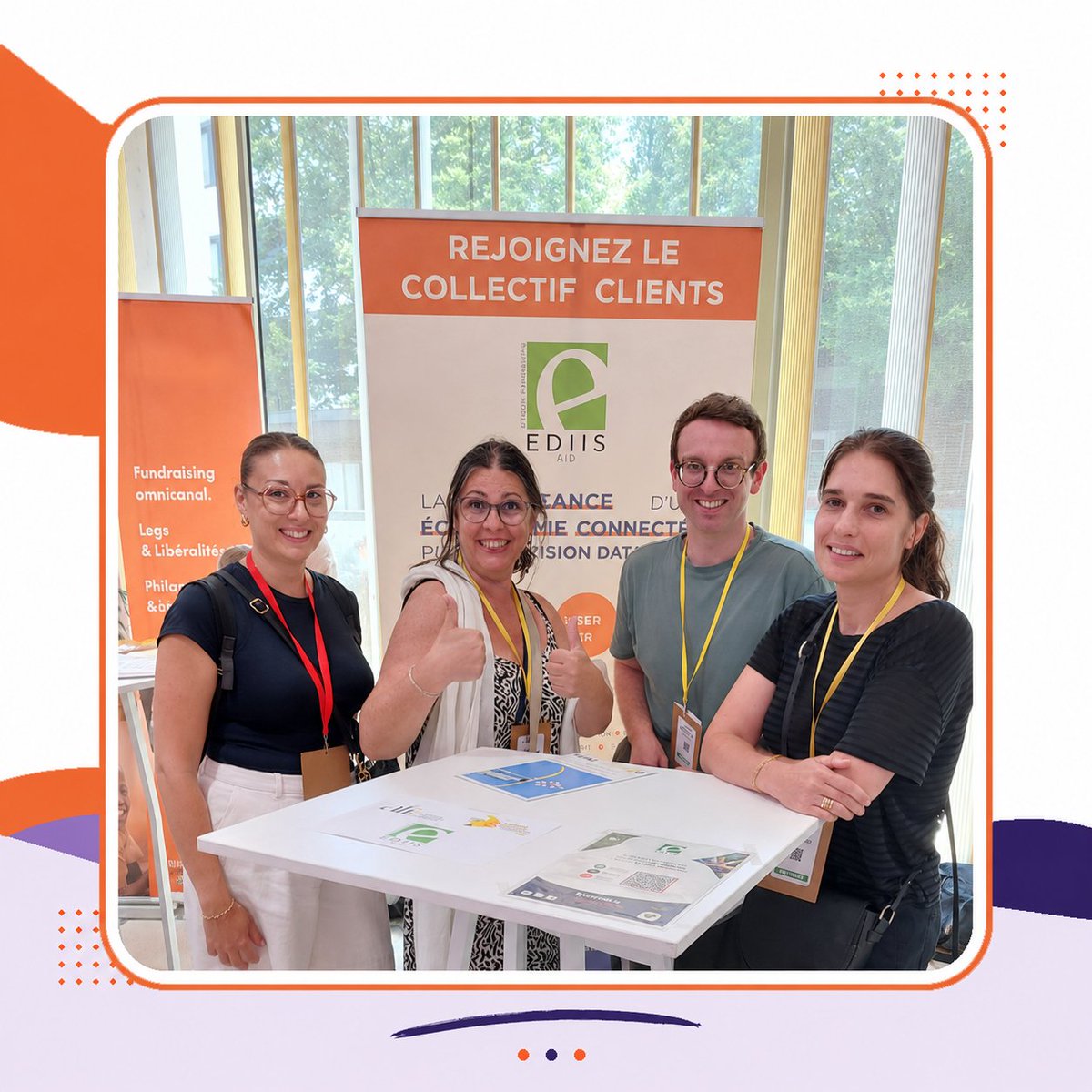 EdiisAid's tweet photo. ❤ Un grand MERCI à l’@AFFundraising pour ce très beau séminaire annuel !
Ravis d’avoir échangé avec autant d’acteurs engagés autour du #fundraising et de l’innovation.
Merci à toutes celles et ceux venus sur notre stand @EdiisAid ✨
#association #fondation #innovation https://t.co/aVVpx0fmwp