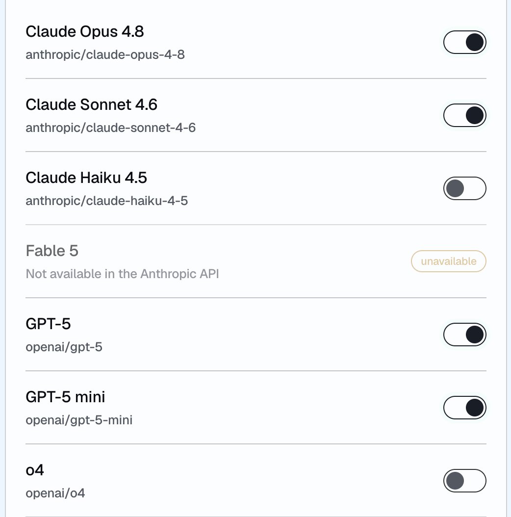 FareaNFts's tweet photo. FREE $500 of frontier AI API credits, every model included 😳

Claude Opus 4.8, Sonnet 4.6, GPT-5, GPT-5 mini, Deepseek. one key, openai-compatible.

Conduit is an API proxy that drops $500 trial credit into every new account. Opus 4.8 alone runs $5/$25 per million tokens, so $500 is real money, not a teaser.

how to grab yours (5 min):

go to - https://t.co/RfKM5RfYDm

> open the conduit telegram bot
> start it and verify from website (one click verify)
> copy your api key from the dashboard (starts with sk-cdt-)
> set base url to https://t.co/5MlqvooiFF
> drop the key into cursor, cline, claude code, any openai-compatible tool

switch models by changing one string: claude-opus-4-8, openai/gpt-5, deepseek, whatever you need.

if one model is overloaded, swap to another (deepseek is the most stable). it's a third-party proxy, so test with small calls first.

bookmark this before the free tier closes.