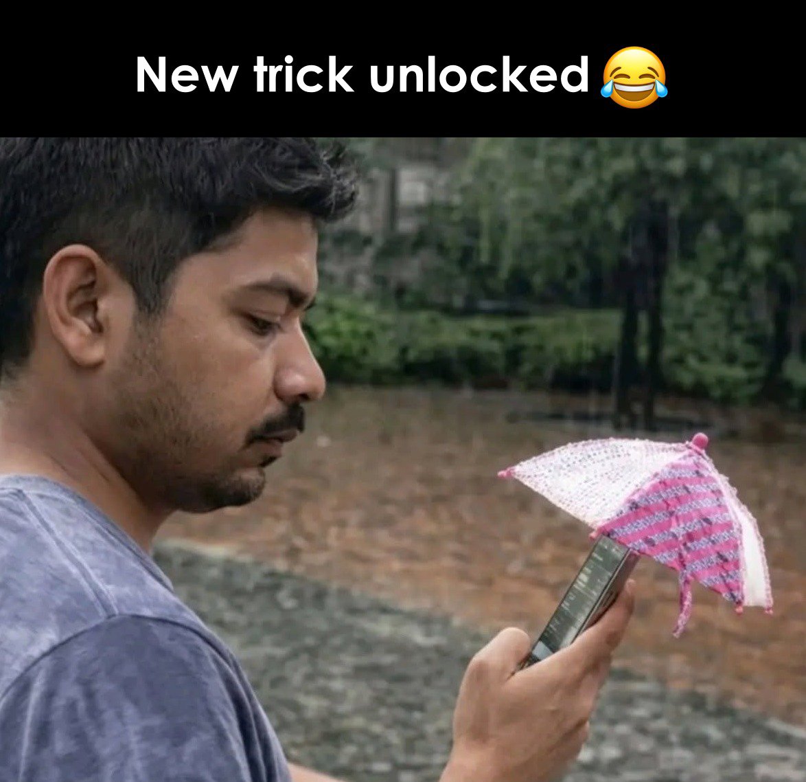rishu__singh's tweet photo. New trick 😂 https://t.co/JXQD7foehM