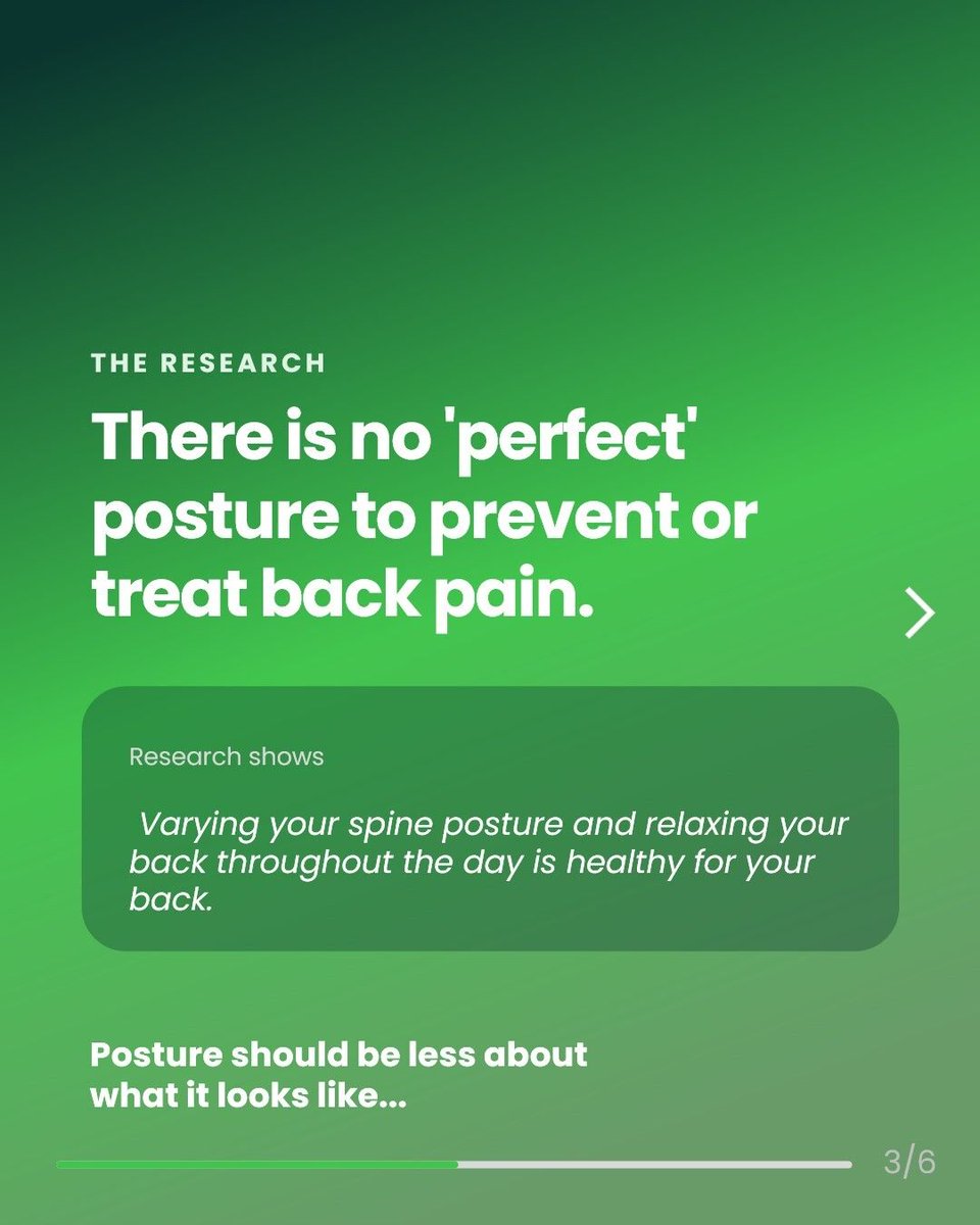 EvoolvePainCare's tweet photo. 🔎 𝗣𝗼𝘀𝘁𝘂𝗿𝗲 &amp; 𝗣𝗮𝗶𝗻
Does keeping a straight back protect your spine?
We’ve all been told: sit up straight, you need good posture, don’t slouch, don’t bend your back.

🌿 @𝗘𝘃𝗼𝗼𝗹𝘃𝗲𝗣𝗮𝗶𝗻𝗖𝗮𝗿𝗲.𝗔𝗰𝗮𝗱𝗲𝗺𝘆
Sit back and relax — it’s time to take the load off. https://t.co/2Xg3jrG7Oy