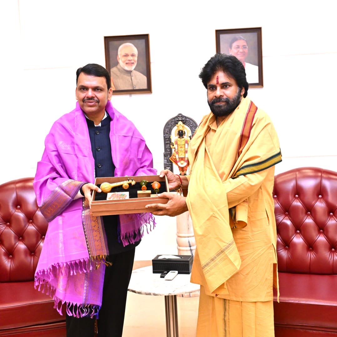 PawanKalyan's tweet photo. Had a warm and productive meeting with the Hon'ble Chief Minister of Maharashtra, Shri @Dev_Fadnavis Ji. We discussed a range of issues of mutual interest and explored opportunities for greater cooperation between our two States.

I conveyed my sincere thanks to him for Maharashtra's support in facilitating the translocation of two female tigers to Andhra Pradesh. This generous gesture marks an important milestone in our efforts to restore a thriving tiger population in the Eastern Ghats. The introduction of female tigers will help overcome the challenges of inbreeding, enhance genetic diversity, strengthen the long-term viability of the population, and contribute to a healthy, self-sustaining tiger landscape.

This collaborative conservation effort reflects our shared commitment to protecting biodiversity through science-based and sustainable wildlife management. I am confident that the partnership between Andhra Pradesh and Maharashtra will contribute significantly to the long-term conservation of tigers in the Eastern Ghats.

I also express my gratitude to the Hon'ble Union Minister for Environment, Forest and Climate Change, Shri @byadavbjp Ji, for his continued guidance in taking this initiative forward. I look forward to continued collaboration with the Government of Maharashtra and all stakeholders in advancing wildlife conservation.

@PMOIndia @moefcc @AndhraPradeshCM @CMOMaharashtra @ntca_india