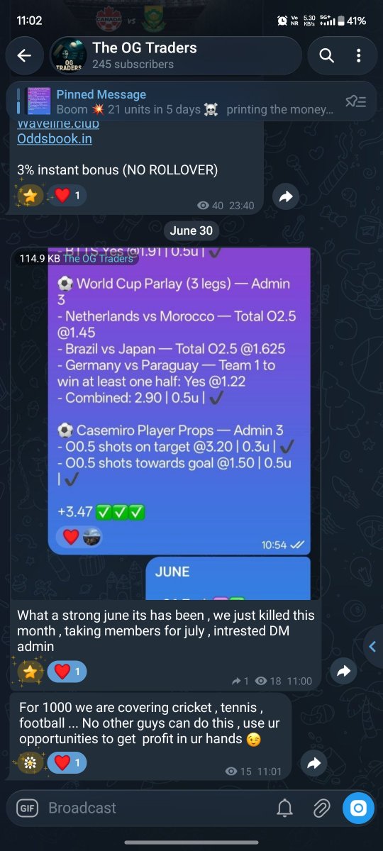 THEOGTRADES's tweet photo. June ended with a Bang hopefully we continue winning streak in July too  let's goo 
If any one interested to join premium send a dm 
#Cricket #fifa #Netherlandsvsmorocco #morocco https://t.co/QHjyDAar6H