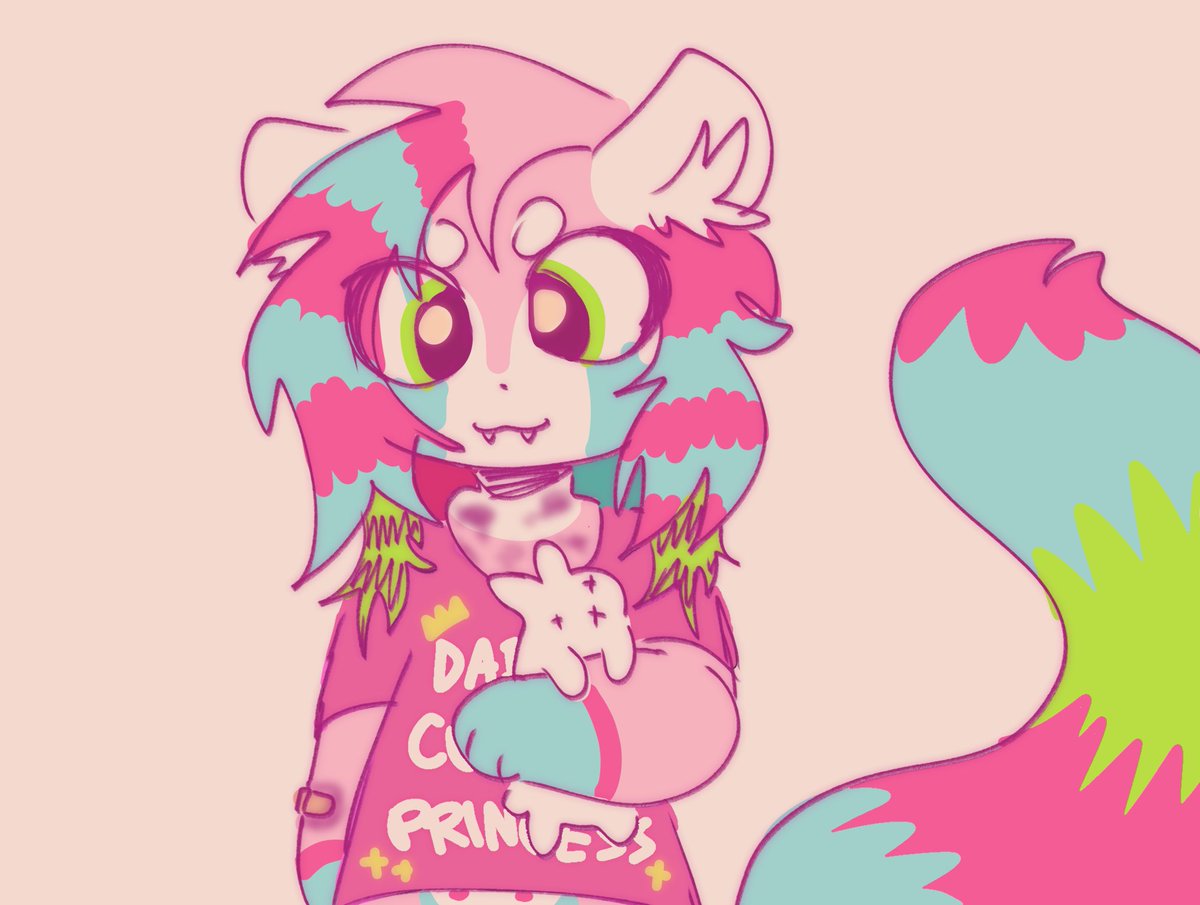 deaddeercel's tweet photo. hai guys heres my fursona as a babby her name is jinx and u can hit her if u want oki https://t.co/etIQ9sbkys
