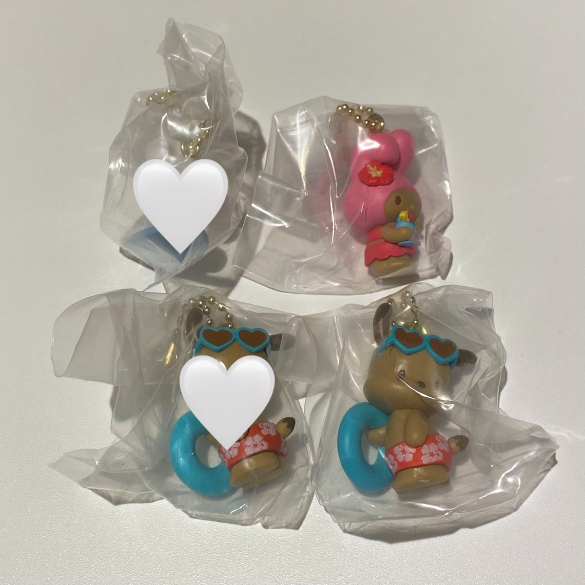 c_etcetera's tweet photo. 交換 サンリオ ナーススイングコレクション アロハスイングコレクション ファッションリング ジュエルクリア アイシングクッキーキーチェーン

譲／マイメロ、ポチャッコ、プリン

求／キティ(リング オーロラクリアver.、なりきりお惣菜マスコット、同種)

郵送希望
よろしくお願いいたします。 https://t.co/W45ZMIprai