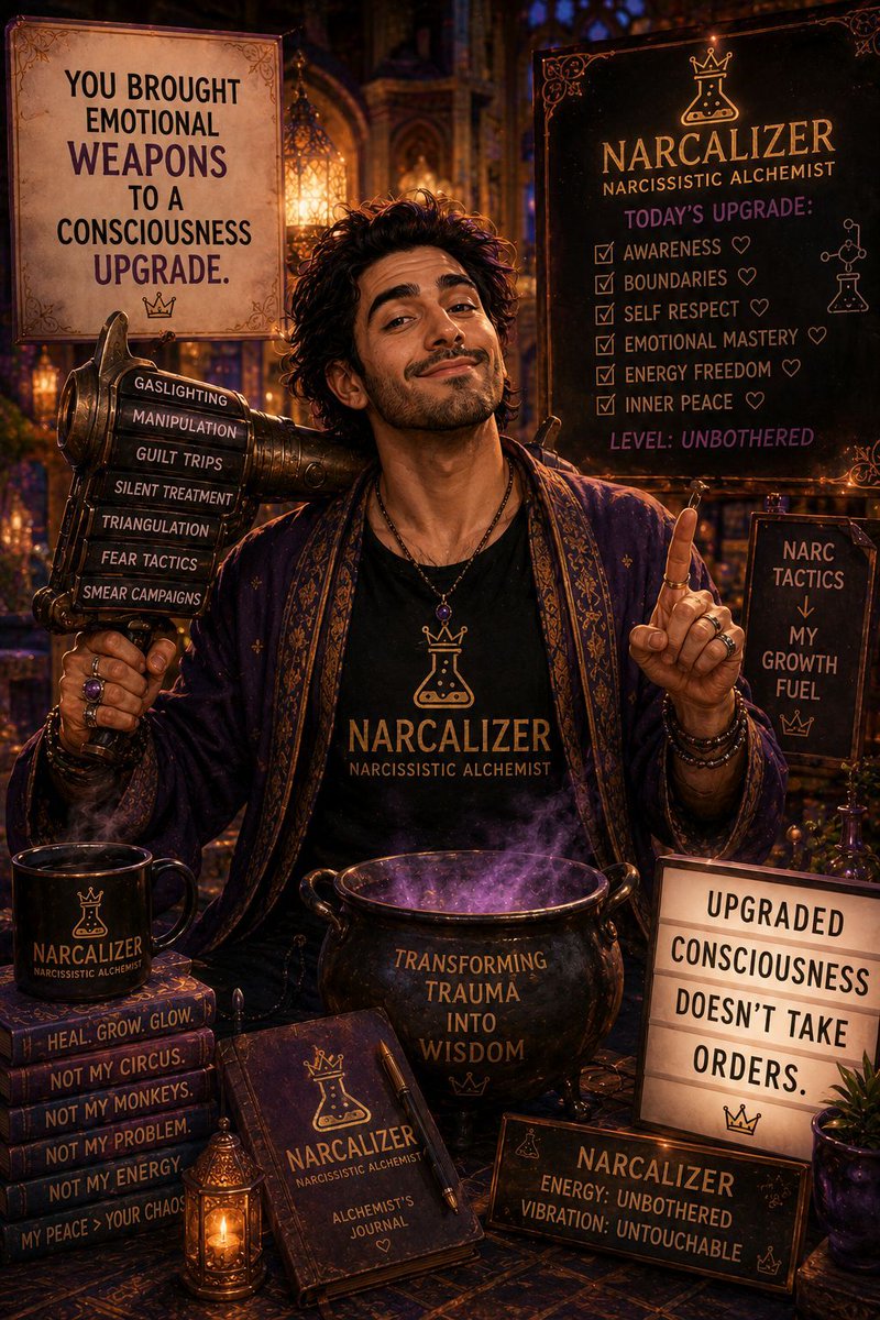 vkeyunlockslife's tweet photo. #RidiculingNarcissism - Healing Narcissism with Sarcasm🤭🖕🔥

#HEALIO
#narcalizer
#vkeyunlockslife
#sarcastichealing
#traumatocomedy
#manipulationdetox
#unbotheredupgrade
#silenthumourrevolution
#standagainstnarcissism
#extraordinarytogether 💥💪 https://t.co/zbXxnHUQ0i