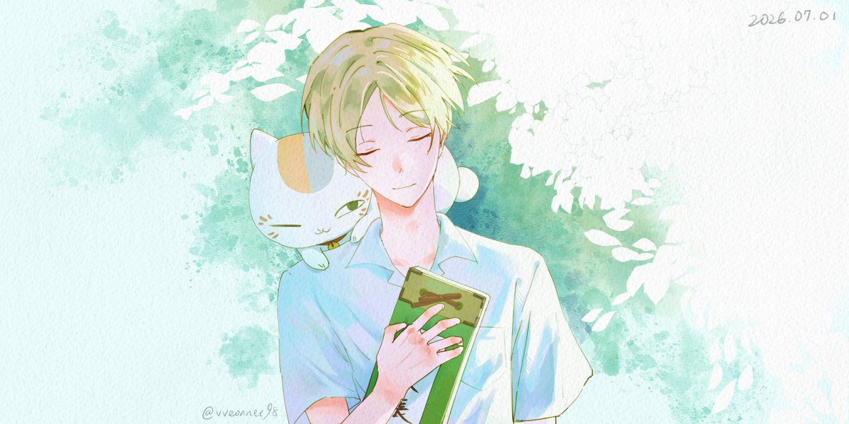 「貴志くん誕生日おめでとう～!! #夏目貴志生誕祭2026 #夏目貴志誕生祭202」|Veon ビヨンのイラスト
