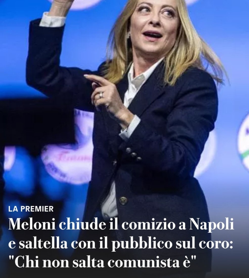 IlCardone's tweet photo. @Agenzia_Ansa Meloni ha una visione limitata dell'istituzioni
Il presidente della Repubblica e il presidente del Consiglio rappresenta tutto il popolo italiano https://t.co/rKelY73JCX