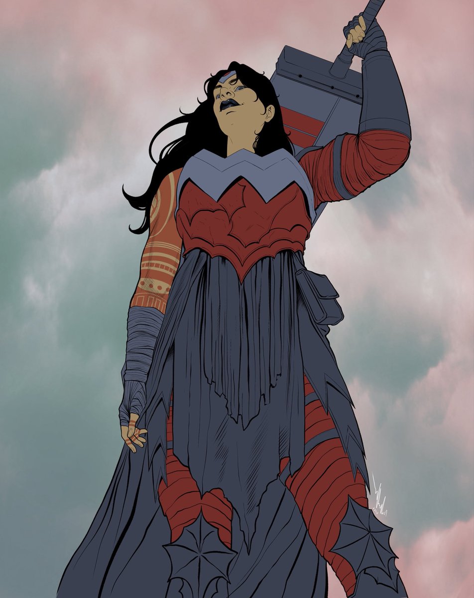LukeGelfman's tweet photo. Quick Absolute Wonder Woman Sketch https://t.co/12SkAFWPn3