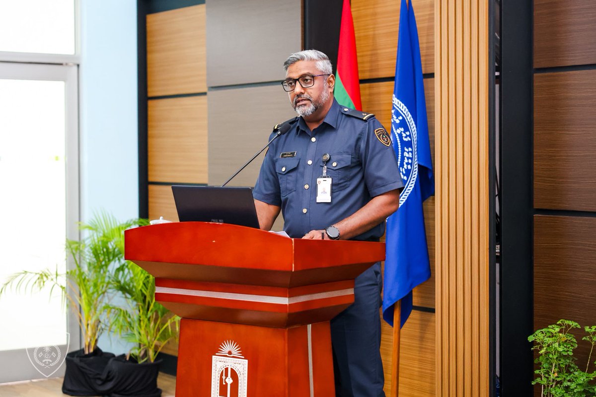ImmigrationMV's tweet photo. The inauguration of the Japanese Basic Language Course was held yesterday at the Maldives National University. The ceremony was attended by Her Excellency Ishigami Rumiko, Ambassador of Japan to the Maldives; Asim Abdul Sattar, Dean of the Faculty of Arts at MNU; Chief Principal Immigration Officer Ahmed Waheed; senior management; and course participants. 

The course will equip officers with practical Japanese language skills to strengthen communication with Japanese-speaking travellers and enhance passenger facilitation.

@JapaninMaldives