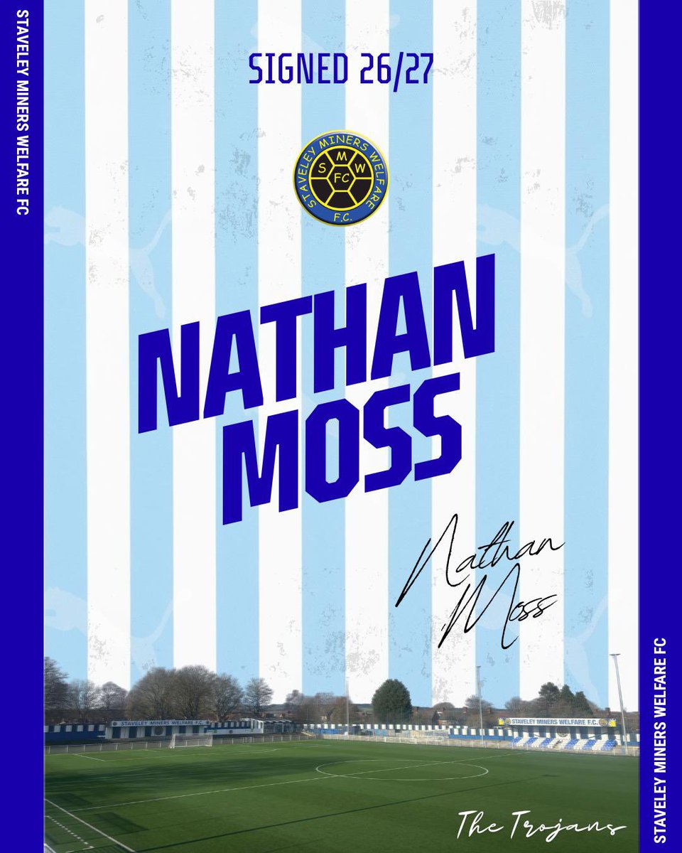 StaveleyMWFC's tweet photo. We're proud to confirm the players who'll continue representing Staveley MWFC in 2026/27.
#JustGettingStarted #UpTheTrojans https://t.co/00ESZbd1BL