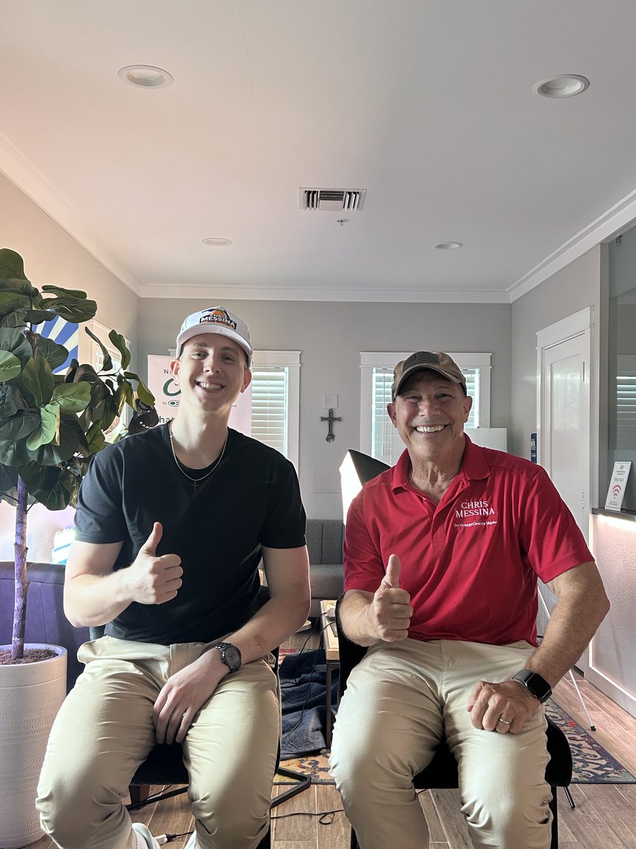 ChrisMessinaFL's tweet photo. Went from church to studio yesterday.  I was honored to join host Ian Hess on his podcast "Clock Into Your Calling".   We discussed faith, local government, and finding God at work through unlikely circumstances.  A fun time with a cool guy! https://t.co/l57Zf4SnKQ