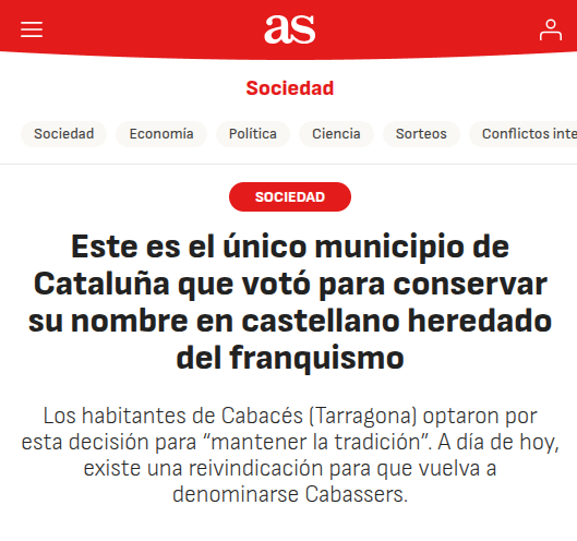 JuntsCabassers's tweet photo. Llei 1/1998, de 7 de gener, de Política Lingüística, article 18.1:  

«Els topònims de Catalunya tenen com a única forma oficial la catalana d'acord amb la normativa lingüística de l'IEC».  

Mentrestant, el govern d'@Esquerra_ERC de "Cabacés": https://t.co/IQeDZ5lKIl