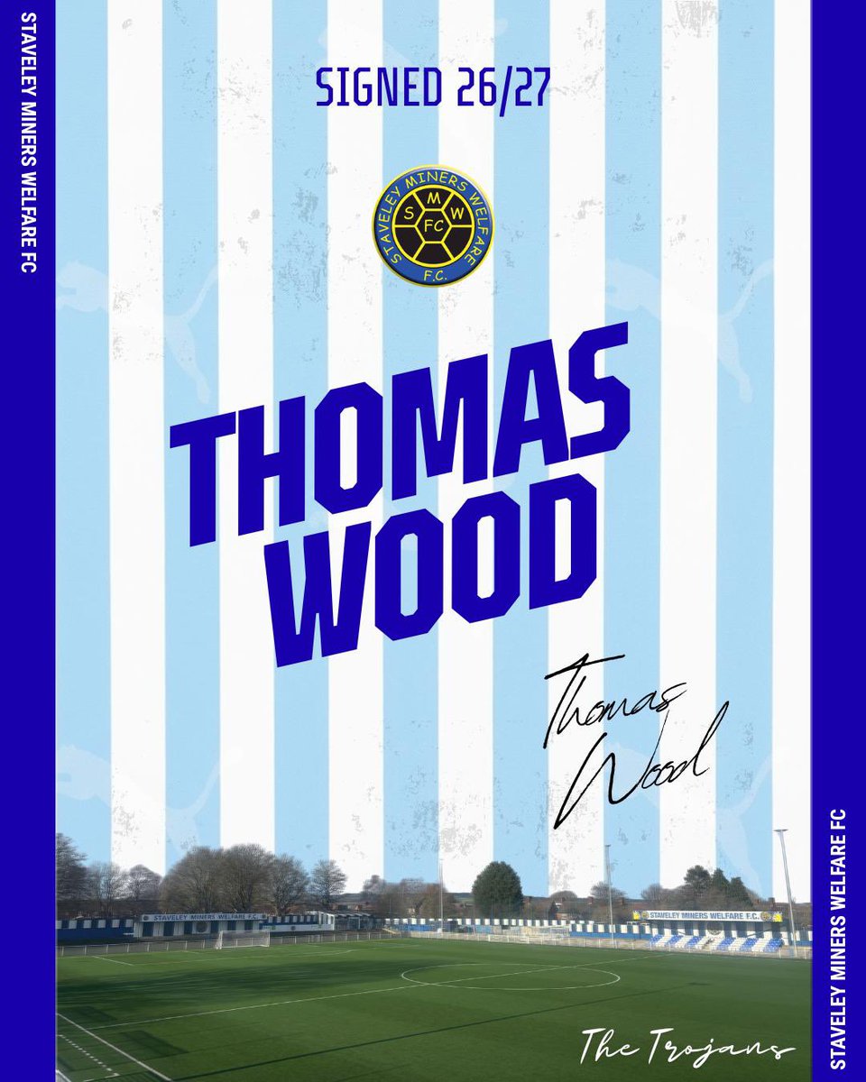 StaveleyMWFC's tweet photo. We're proud to confirm the players who'll continue representing Staveley MWFC in 2026/27.
#JustGettingStarted #UpTheTrojans https://t.co/Iolz1iJPmM
