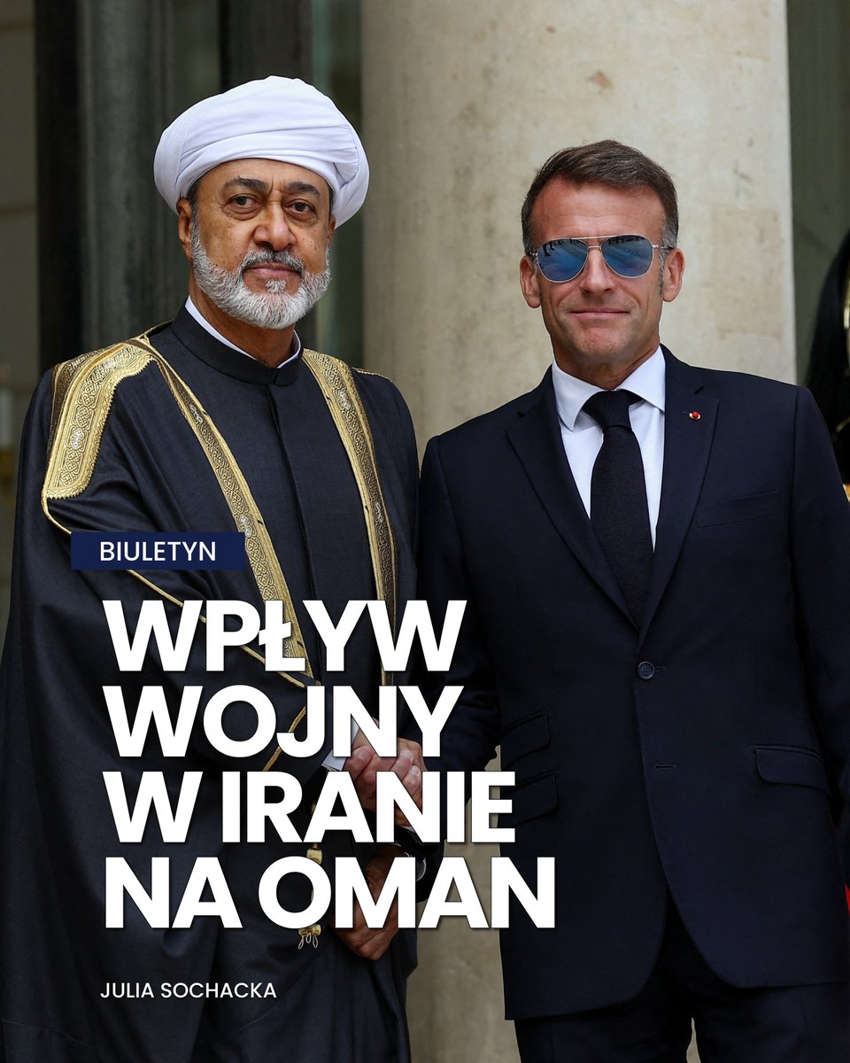 PISM_Poland's tweet photo. Wojna w Iranie zmieniła pozycję 🇴🇲 Omanu w polityce regionalnej. Choć stracił on rolę kluczowego mediatora, zyskuje jako hub logistyczny i potencjalny współtwórca nowych zasad żeglugi w cieśninie Ormuz.

W swojej najnowszej publikacji @jul_soch analizuje:
👉 Jak wojna zmieniła pozycję Omanu w regionie?
👉 Dlaczego relacje z USA uległy napięciu?
👉 Czy Oman stanie się beneficjentem nowej architektury handlowej w Zatoce?
👉 Co to oznacza dla interesów Europy?

Więcej w biuletynie PISM:
📄 https://t.co/HI9THrEqF1
