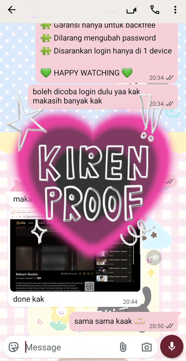 tea___peachU's tweet photo. 🎀 netflix 7 hari 1u
🎀 hbo ultimate anti limit 1 bulan
🎀 netflix 7 hari 1u
🎀 viu private 1 bulan https://t.co/S1wctWS2xn