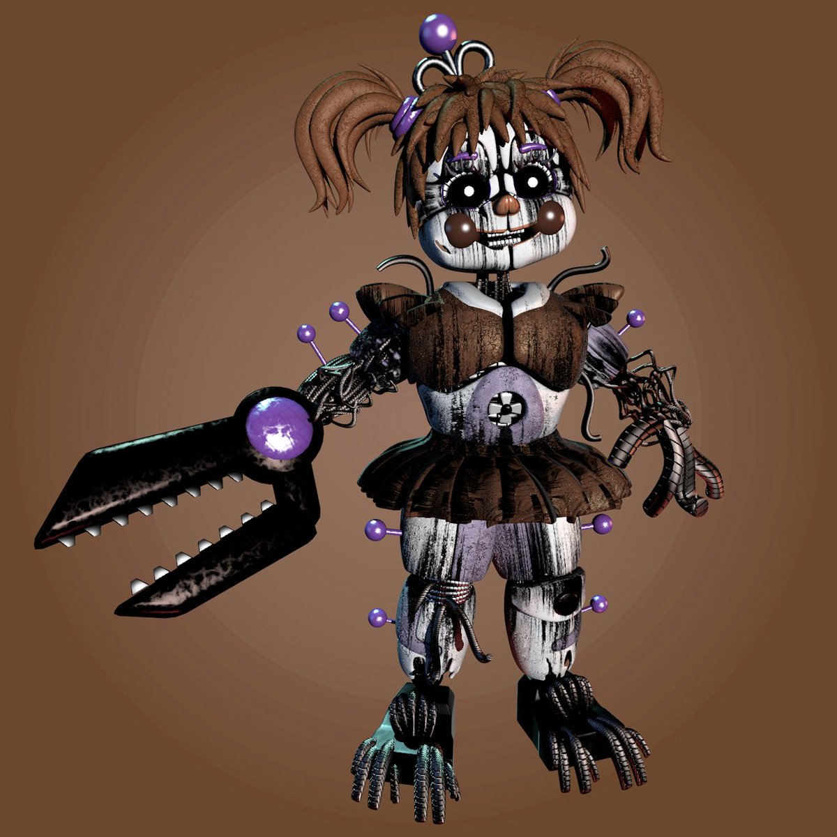 ChannelCBY's tweet photo. "Scraptrap's design sucks, he should've just been a burnt Springtrap" mfs when you ask them why they don't like these https://t.co/uIGTMZM38k