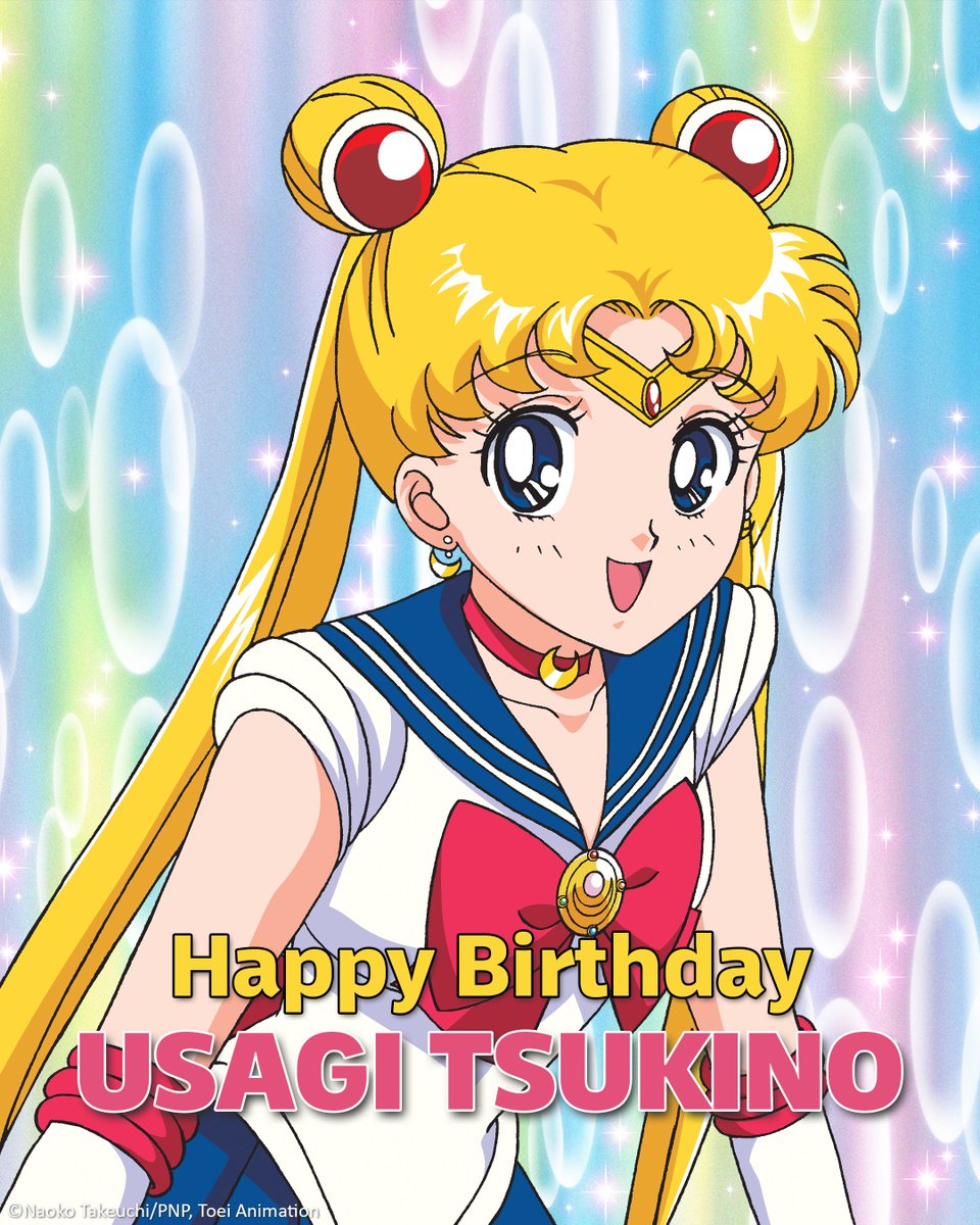 ToeiAnimationEU's tweet photo. Happy Birthday to our brave Usagi Tsukino, aka Sailor Moon 🌙

#PrettyGuardianSailorMoon #UsagiTsukino #SailorMoon https://t.co/WHqwg5Zv0u