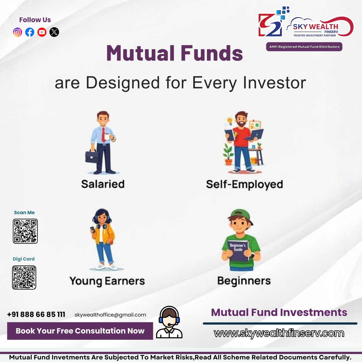 Sky_Wealth's tweet photo. SKYWEALTH FINSERV PVT LTD
Trusted Investment Partners 📊

Contact us today 🤳🏻 to
get the Expert advice 🤵🏻

To Start ✅ 

(SIP)/(Mutual Fund Investments)

📲 : 8886685111
 🌐 : https://t.co/mrry3bF0Jw
 📧 : skywealthoffice@gmail.com

Thanking You https://t.co/nlmPDNY1t5