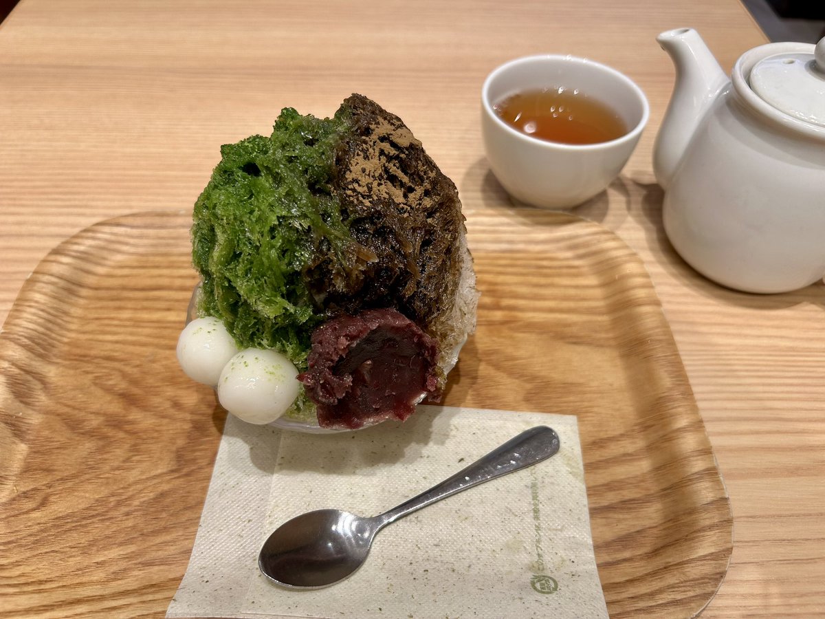 Honu_ayaka's tweet photo. おひとり様ランチ♪
茶そばうま！🍵 https://t.co/Yhc5ftnmCX