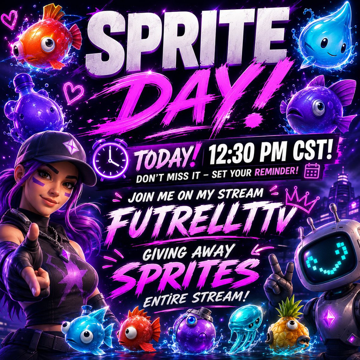 MandaBGaming's tweet photo. ❤️Don't forget this is today!! This one won't be as long as others because i have family coming in so make sure that you are there early so you don't miss out. The queue gets long super fast. Join me on Twitch at 12:30PM CST https://t.co/tQaIcZycgY 💜 https://t.co/5z3ZLoeDQo