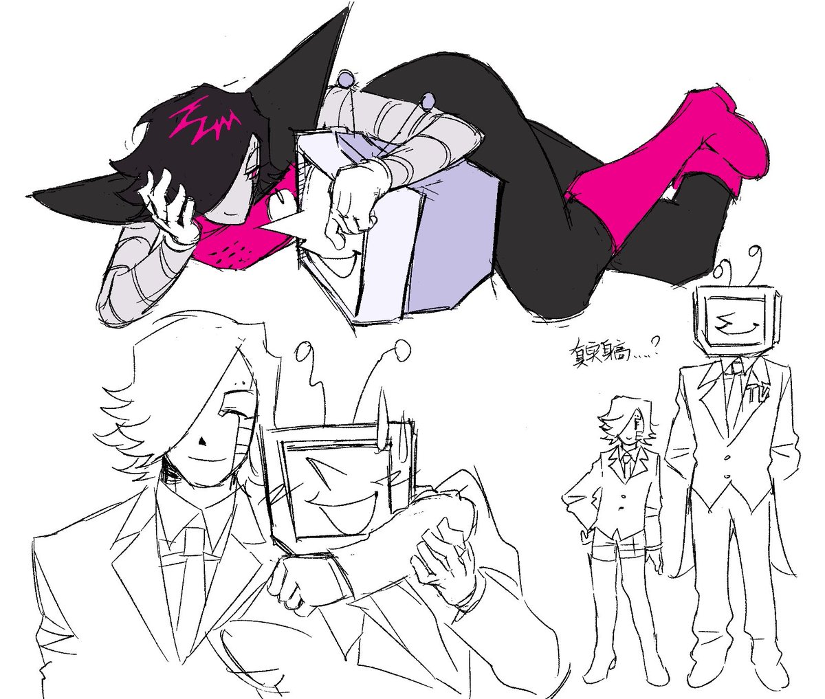 Mrsheep73944948's tweet photo. #deltarune #tenna #mettaton #mettatenna https://t.co/Jz4g1m3RYB