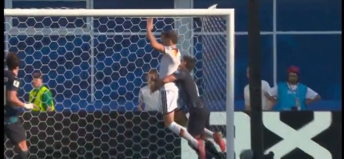 marcfriedrich's tweet photo. This is not Titanic with Kate Winslet and Leonadro DiCaprio it’s Germany vs. Paraguay and a penalty.

VAR opens the door for manipulation, it’s not objective or fair and destroys the game. 

@FIFAWorldCup @FIFAcom https://t.co/hwXZ5xHBYQ