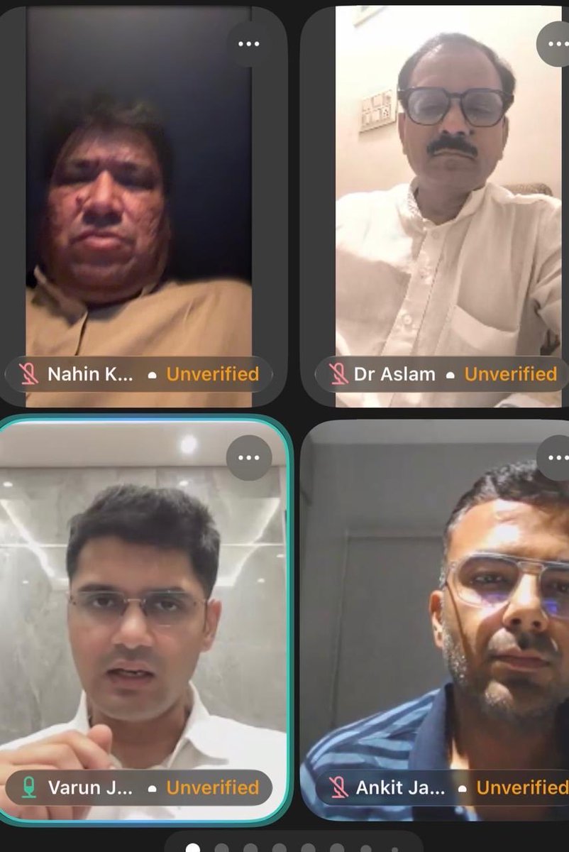 nahinkazibjp's tweet photo. भारतीय जनता पार्टी के राष्ट्रीय अल्पसंख्यक मोर्चा द्वारा 'सरल ऐप' डिजिटल लर्निंग प्लेटफ़ॉर्म पर प्रशिक्षण अभियान हेतु आयोजित वर्चुअल मीटिंग में भाग लेकर संगठनात्मक मार्गदर्शन प्राप्त किया। 
इस बैठक में राष्ट्रीय महासचिव और अल्पसंख्यक मोर्चा प्रभारी दुष्यंत कुमार गौतम Dushyant Kumar Gautam साहब, राष्ट्रीय 
अल्पसंख्यक मोर्चा के महासचिव सूफी एम.के. चिश्ती Sufi M K Chishty साहब और अन्य पदाधिकारी, गुजरात प्रदेश अल्पसंख्यक मोर्चा के महासचिव सादाब भाई,आफ़िया बेन,मंत्री मोहसिन भाई वोहरा, और देशभर के विभिन्न क्षेत्रीय अल्पसंख्यक मोर्चों के अध्यक्ष और महासचिव, प्रशिक्षण प्रभारी शामिल हुए।