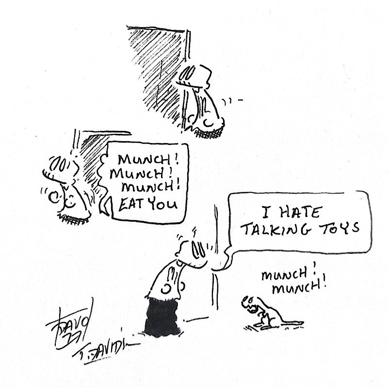 davo_77's tweet photo. Voices in the Dark…
More comics in my Bio👆

#drawings #comicstrips #kids #parenting #toys https://t.co/rhdLz8UWJf