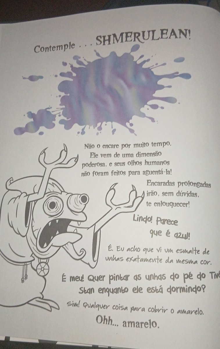 EternalHardeza's tweet photo. @8BallAlcatraz I don't think I noticed any difference between the Brazilian Portuguese version of the book and the English version, but, unlike the English and Spanish versions, instead of this page being at the end of the book, it's literally the first page in the Brazilian version lol https://t.co/IpfDVpy5Mj