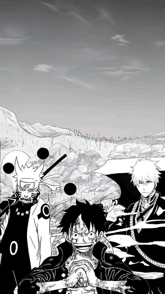 _tesguy's tweet photo. The Big 3 debate never ends... 👀🔥

But if you had to rank them, which one is your #3? 🤔

🏴‍☠️ One Piece
🍥 Naruto
⚔️ Bleach

No dodging. Drop your rankings. 👇 https://t.co/V0wyUx9sL4