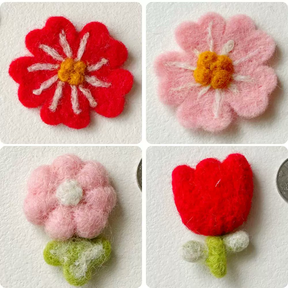 Histchronicles1's tweet photo. DIY felt flower keychains! Quick, cozy, and perfect for gifting or brightening your day ， https://t.co/vjkEmIH5lS