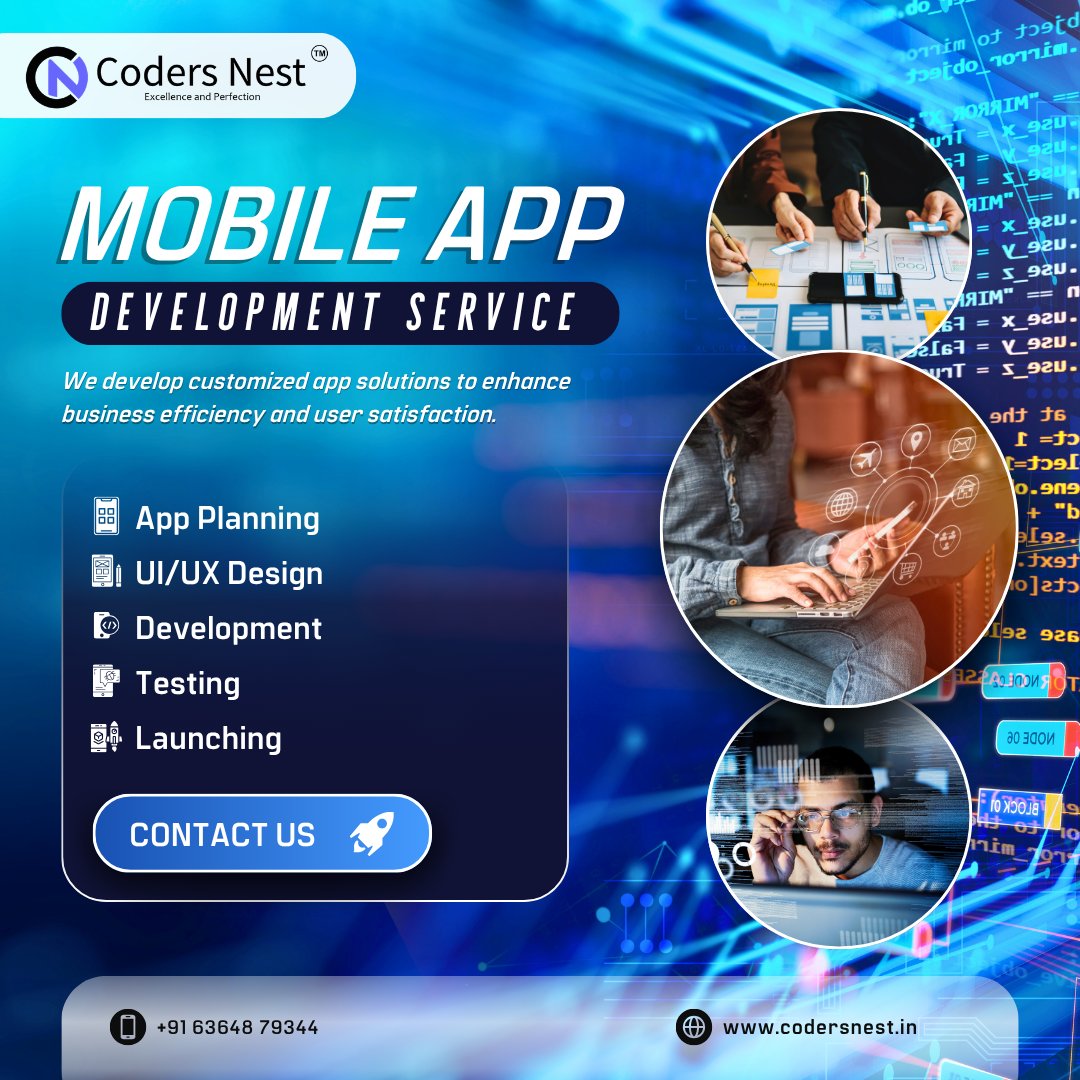 CodersNest70901's tweet photo. π±π CODERS NEST β MOBILE APP DEVELOPMENT SERVICES
π Contact Us: +91 63648 79344
π Visit Us: https://t.co/Vg2xXj5sS6
#CodersNest #MobileAppDevelopment #AppDevelopment #AndroidDevelopment #iOSDevelopment #UIUXDesign #MobileApps #CustomAppDevelopment #SoftwareDevelopment https://t.co/xunaZ02QAf
