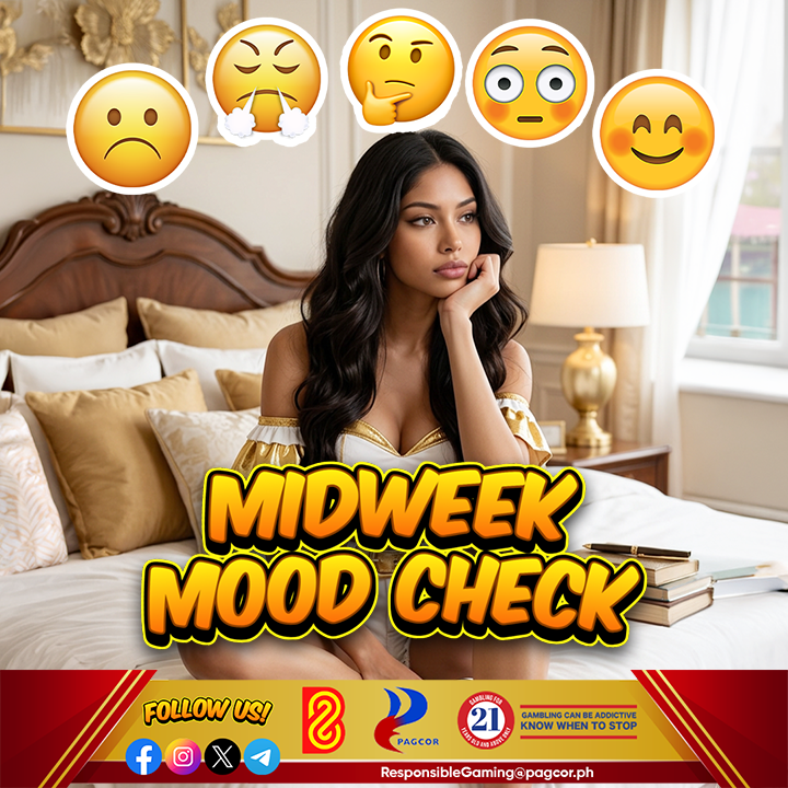 AnybetOfficial's tweet photo. Mood check! 💭
Masaya? Curious? Tulog pa? O ready na sa weekend? 😄🤔😴
Share your emoji sa comments at kumustahan tayo ngayong midweek, ka-AB. ✨
#CommunityFun #MidweekMoodCheck #PositiveVibes #StayConnected #GoodVibesOnly https://t.co/mpk1KFMAUU