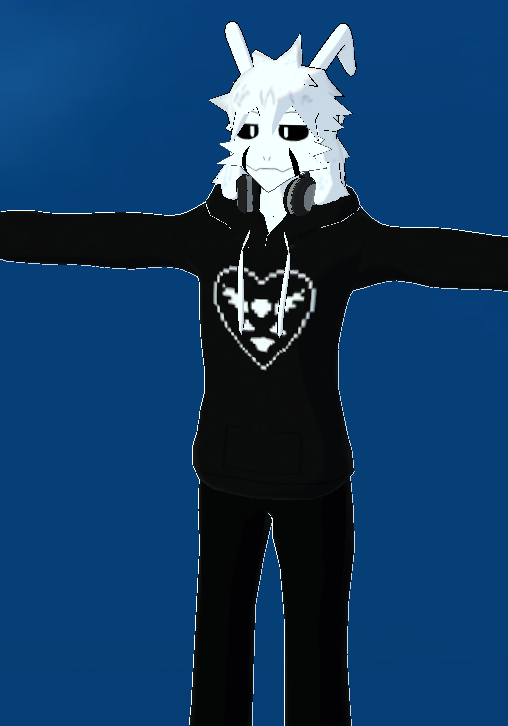 IceDonalds's tweet photo. i added many things like headphones that play music, a dark fountain and a design based on his god of hyperdeath look (that i forgot to send) https://t.co/K8kTYaKL93