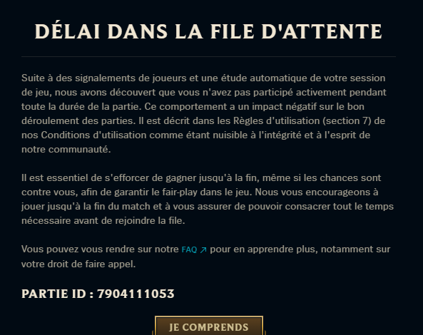 Heldeur_'s tweet photo. @RiotSupportFR Bonjour, c'est la seconde fois que j'ai une " erreur critique " du launcher, qui m'empeche de charger la partie, peut importe que je relance le launcher ou non, je suis obligé de redemarrer le pc. J'en ai marre de prendre -22 a cause de ca, pouvez vous m'aider svp? https://t.co/yRnMNYnZB2