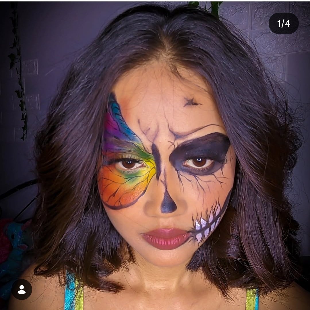 borafiedsree's tweet photo. Thank you for appreciating my work 😭 and I'm sorry for bringing non-bts to your tl. 

Since it's the last day of the pride month, I wanted to share these here. Promise, this is the last time I'm posting about my face paintings 😭 https://t.co/pLimuDbu1X