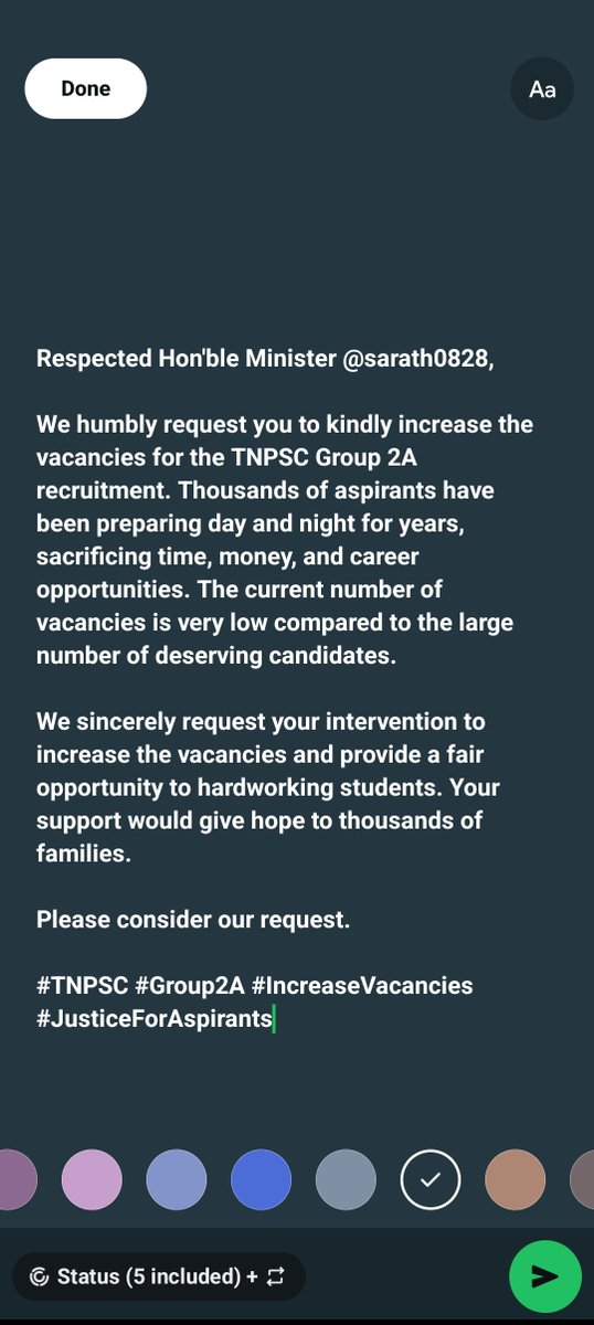 manoj31173's tweet photo. Increase the vacancies and provide a fair opportunity to hardworking students. Your support would give hope to thousands of families.🥺🫂Please consider our request.
@CMOTamilnadu
@BussyAnand 
@AadhavArjuna
@sarath0828
 #Group2A #IncreaseVacancies
#justiceforaspirents https://t.co/tqbMKTDrhI