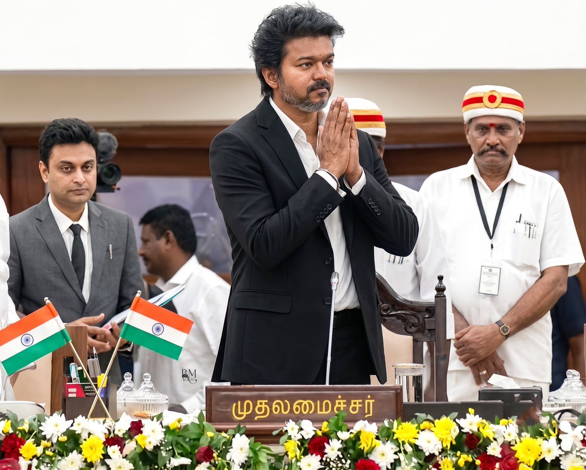 Appucvb's tweet photo. முதல்வர் @TVKVijayHQ தலைமையில் இன்று (30.6.2026) இரண்டாம் நாள் ஐ.ஏ.எஸ், ஐ.பி.எஸ், ஐ.எஃப்.எஸ் அதிகாரிகள் மாநாடு நடைபெற்று வருகிறது ! 🙏

#TVK #CVB https://t.co/2Z0Tr1eexx
