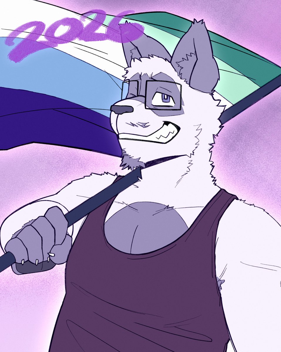 gatto_gateau's tweet photo. a lil late to celebrate but happy pride everyone!! https://t.co/2yPe8vWrhl