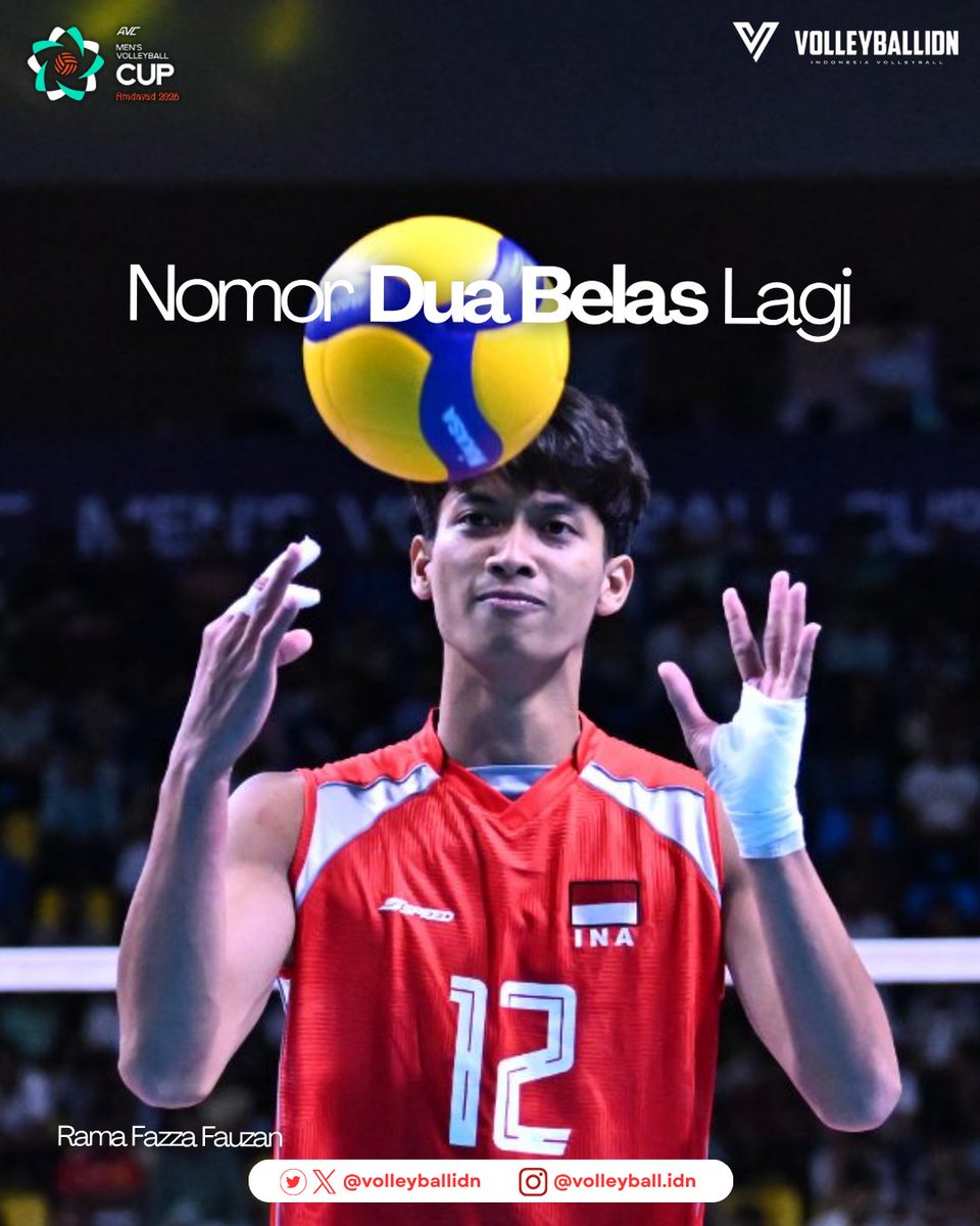 volleyballidn's tweet photo. Nomor DUA BELAS Lagi

Usai bertahun - tahun pemain bernomor punggung dua belas menjadi sosok Ace untuk timnas Indonesia, di pertandingan Final melawan Korea kemarin pemain dengan nomor punggung dua belas kembali muncul dari bangku cadangan untuk mengubah jalannya pertandingan. https://t.co/q30N23TNmG