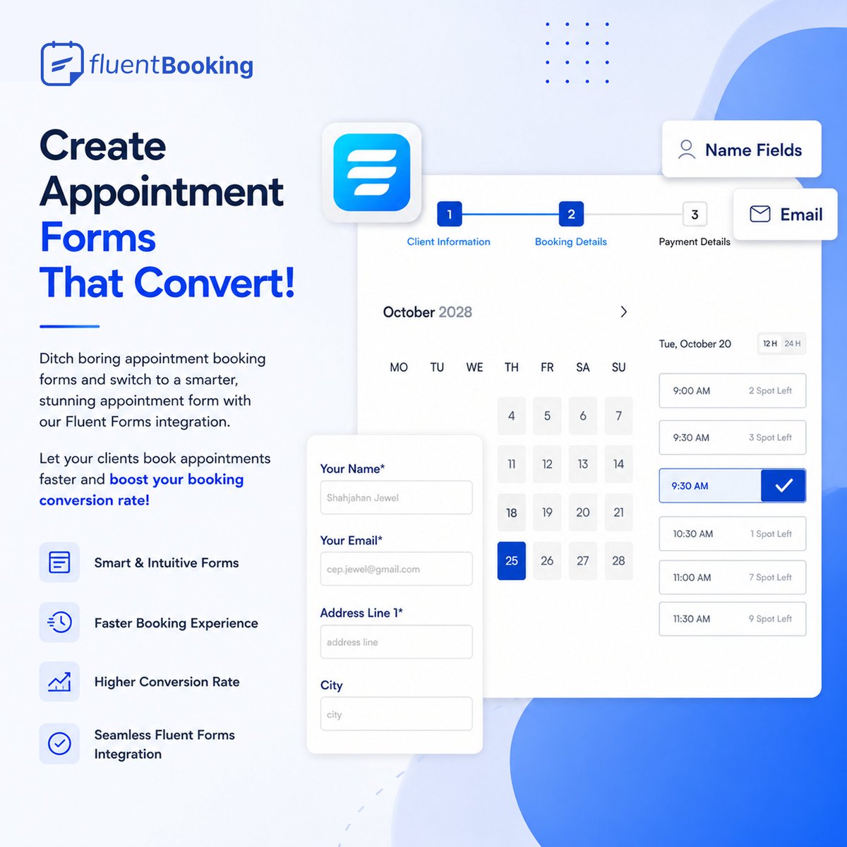 FluentBooking tweet picture