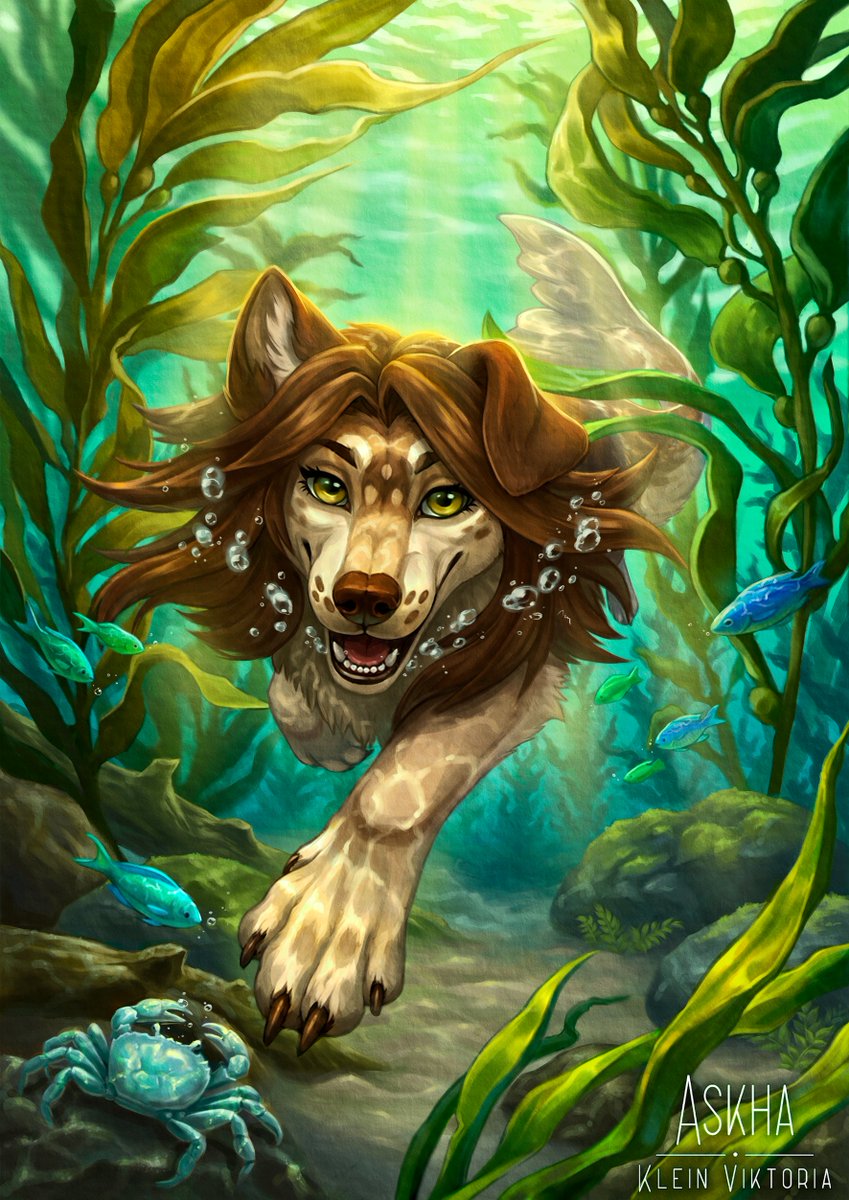 Askha94's tweet photo. Finished YCH for person from inst <3  3 slots are still open! Info is below!  #ych #canineart #ocart https://t.co/TrjiLZxepz
