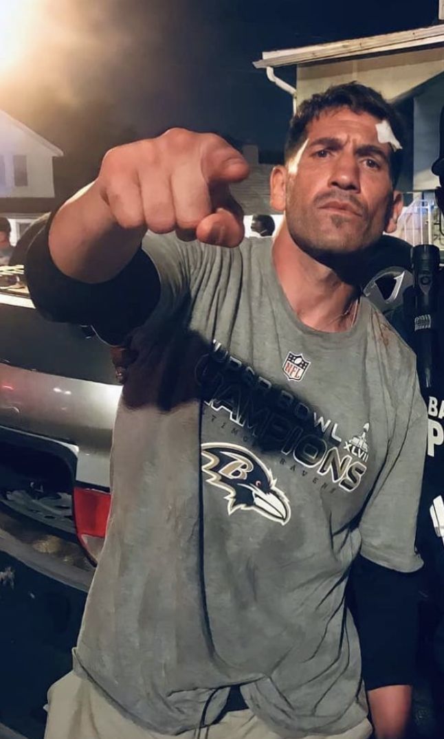trishadewo's tweet photo. man telling everyone he meets something https://t.co/oRwPMzUflp