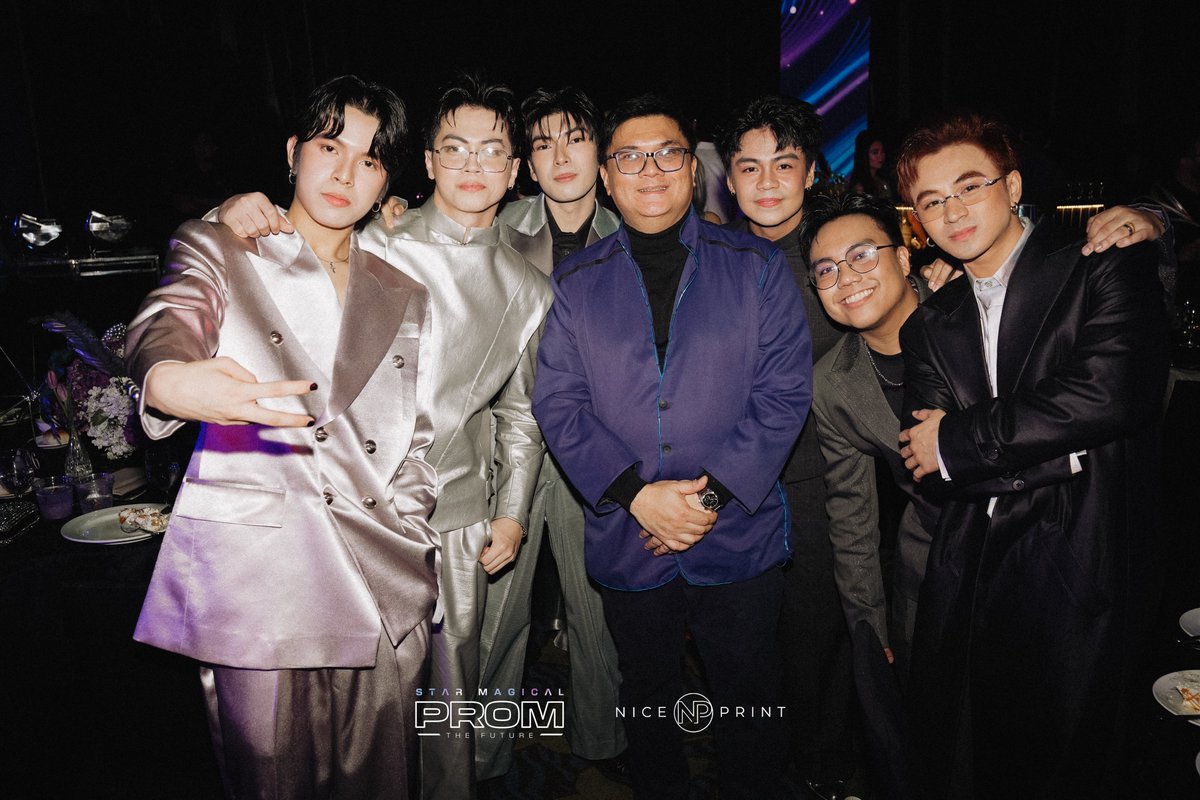 polarisabscbn's tweet photo. #WRIVE shares fun moments with fellow Star Magic artists at the #StarMagicalProm2026 held at The Bellevue Manila.

Join them in their anniversary fan event on July 25 at 3 PM at Noctos Music Bar, QC! 🎶 

For reservations, contact 09175250808. 

#StarMagic #StarMagicPolaris2026 https://t.co/p4YxpaEB8M