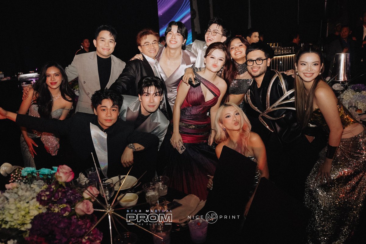 polarisabscbn's tweet photo. #WRIVE shares fun moments with fellow Star Magic artists at the #StarMagicalProm2026 held at The Bellevue Manila.

Join them in their anniversary fan event on July 25 at 3 PM at Noctos Music Bar, QC! 🎶 

For reservations, contact 09175250808. 

#StarMagic #StarMagicPolaris2026 https://t.co/p4YxpaEB8M